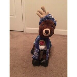 Build-A-Bear Dasher Reindeer Stuffed Animal Toy Holiday Christmas Multicolor